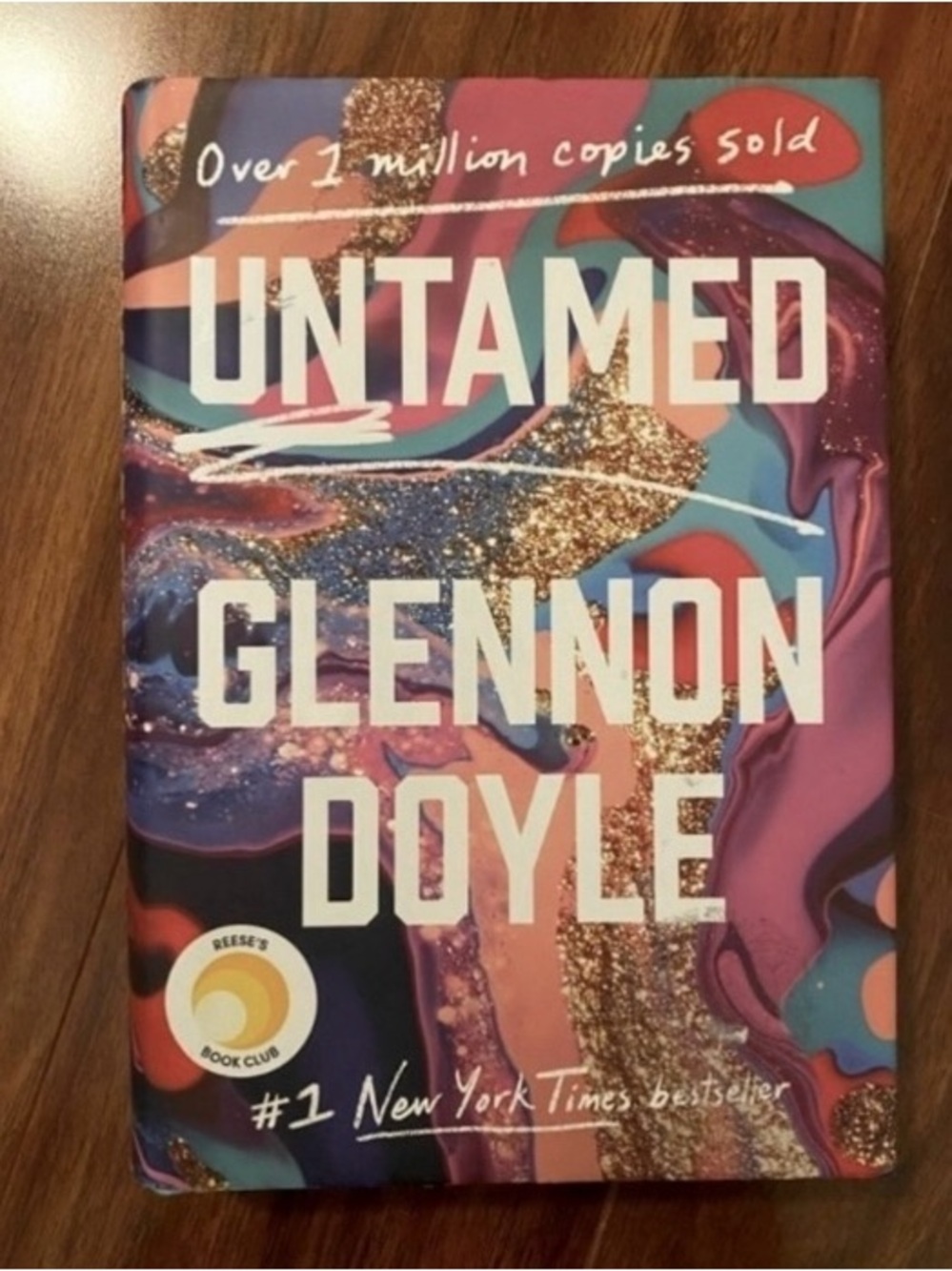 Untamed by Glennon Doyle — Colorful Swirl Hardcover Book